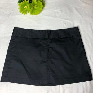 Black Stretch Mini Skirt Lined 12